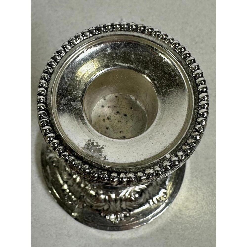 VTG 1960s J.A.P.A.N. Silverplate Ornate Candlestick Holder Hollywood Regency - Picture 4 of 5